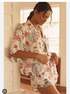 Printfresh + Anthropologie Seaside Rides Pajama Set